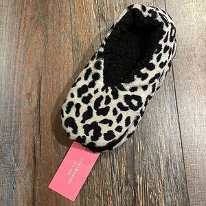 ✨Isaac Mizrahi Leopard Print Soft Sherpa Lined Slippers, NWT